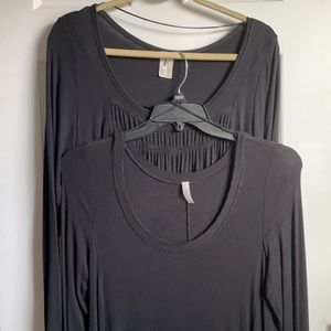 Two black free people tees